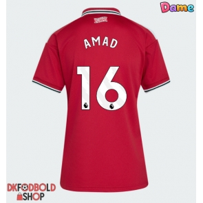 Manchester United Amad Diallo #16 Hjemmebanetrøje Dame 2026-27 Kort ærmer